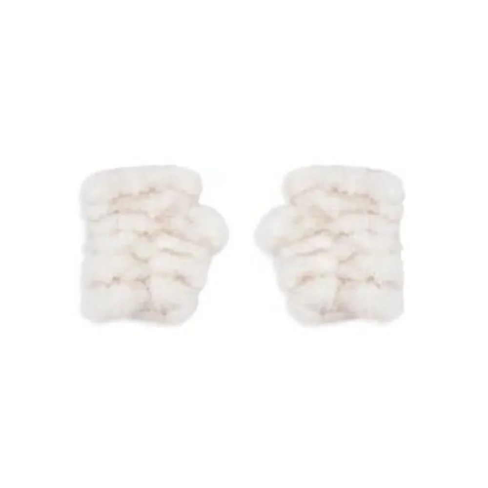 The Multi Mandy Mittens-Ivory Multi
